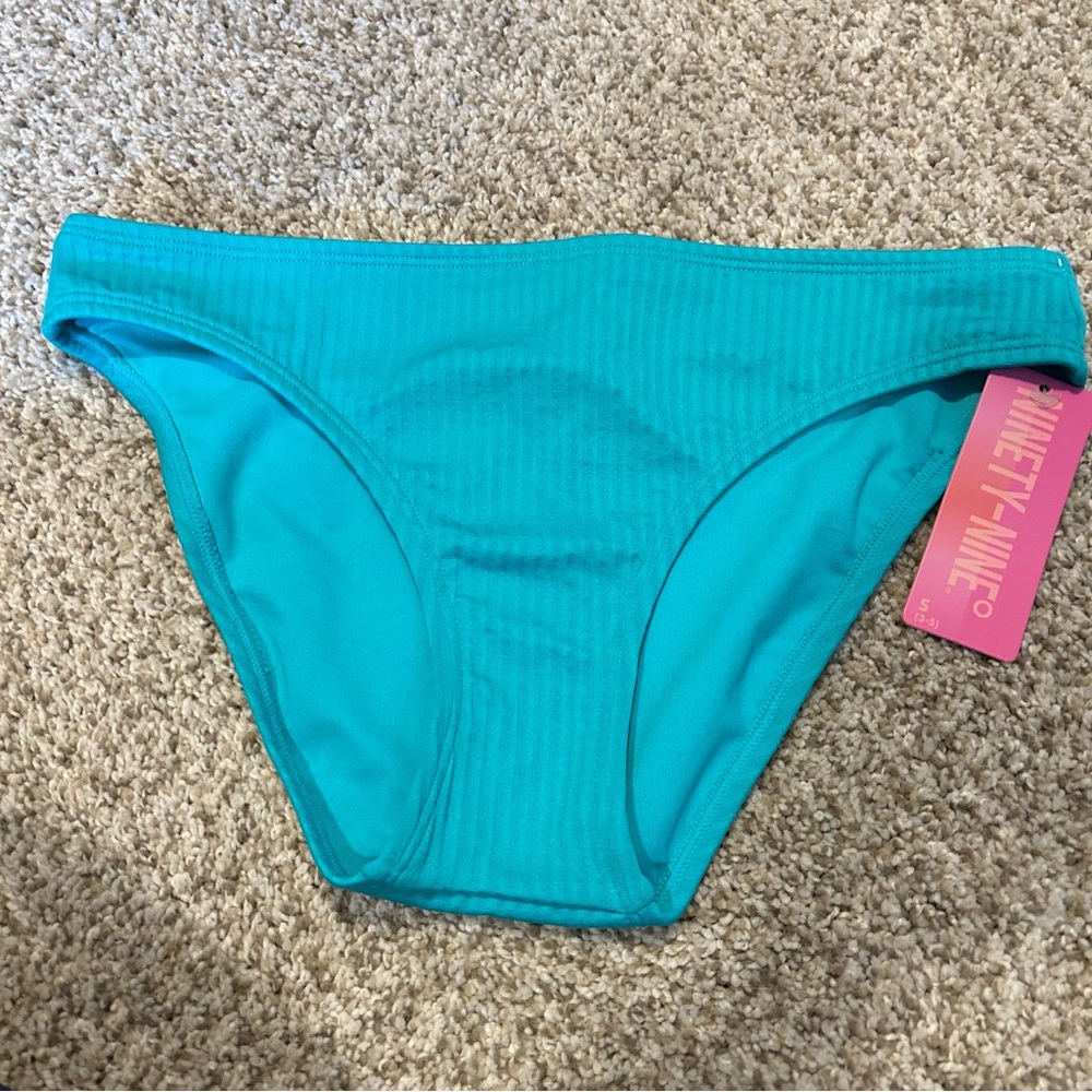 NWT Ninety Vibrant Blue bikini bottoms Swimwear